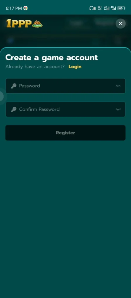 1ppp game Register